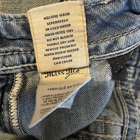 Miss Me Jeans Women’s 30 Bootcut JP5519B Cross Embroidered Flap Pockets Medium W - Picture 13 of 14